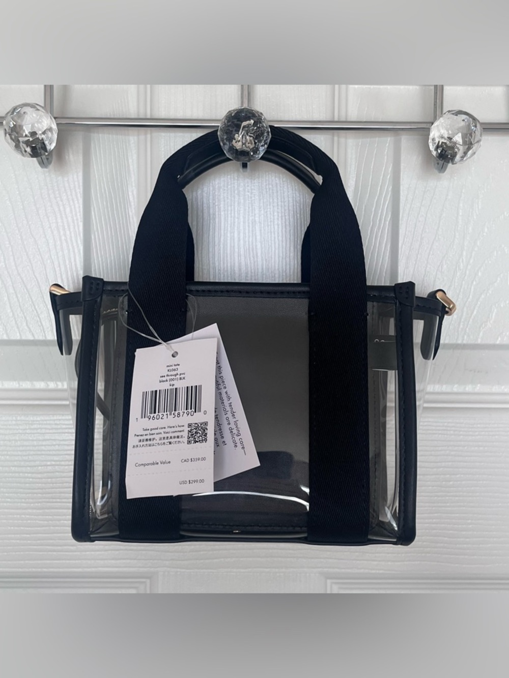 kate spade kip mini clear tote - Picture 5 of 9